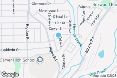 Map image of the property - 827 33rd Ave