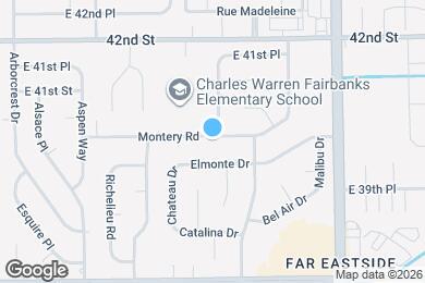 Map image of the property - 8703 Montery Rd