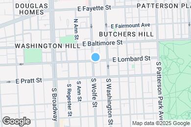 Map image of the property - 1901 E Lombard St