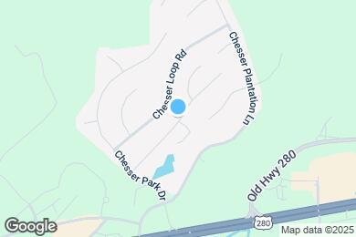 Map image of the property - 261 Chesser Reserve Dr