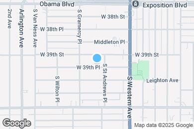 Map image of the property - 1719 W 39th Pl
