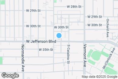 Map image of the property - 1317 W Jefferson Blvd