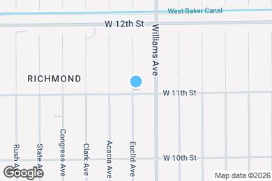 Map image of the property - 1106 W 11th St