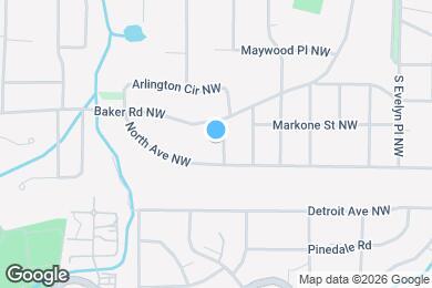 Map image of the property - Room in House on Pelton Pl NW