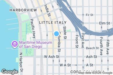 Map image of the property - 1601 India St