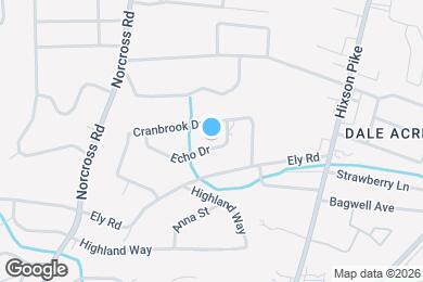 Map image of the property - 1217 Echo Dr