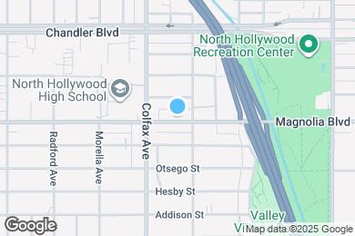 Map image of the property - 11653 Magnolia Blvd