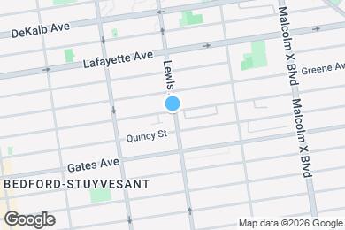 Map image of the property - Stylish Private ROOM in Bedford-Stuyvesant
