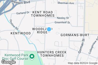 Map image of the property - The Oakwood Apartments