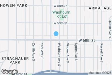 Map image of the property - 3008 W 60th St