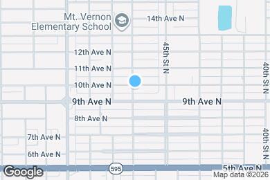 Map image of the property - 4594 10th Ave N