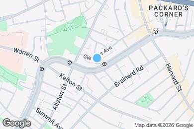 Map image of the property - 1343 Commonwealth Ave