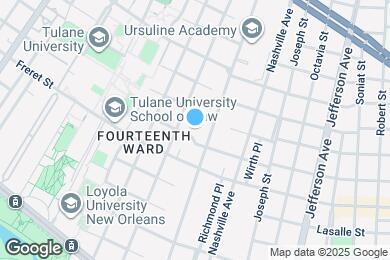 Map image of the property - 6025 S Robertson St