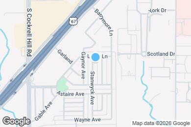 Map image of the property - 1010 Stanwyck Ave