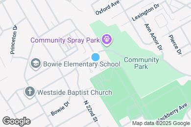 Map image of the property - 1502 E Beverly Dr