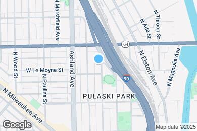 Map image of the property - 1516 N Greenview Ave