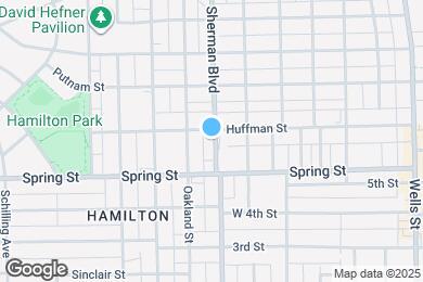 Map image of the property - 1629 Sherman Blvd