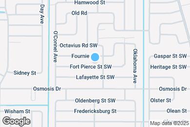 Map image of the property - 519 Fort Pierce St SW