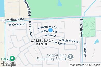 Map image of the property - 10916 W Elm St