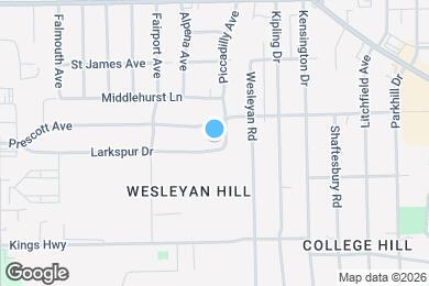 Map image of the property - 3907 Larkspur Dr