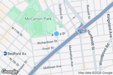 Map image of the property - 415 Leonard St