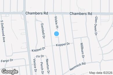 Map image of the property - 9819 Vickie Pl