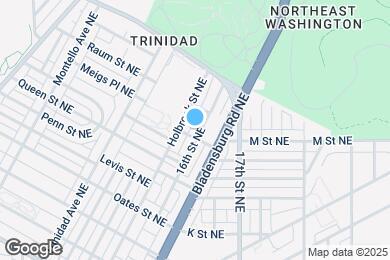 Map image of the property - 1208 16th St NE
