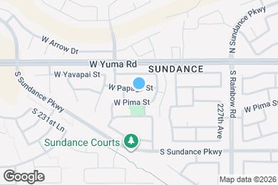 Map image of the property - 22959 W Papago St