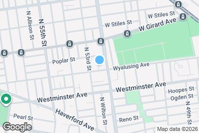 Map image of the property - 609 N Wilton St