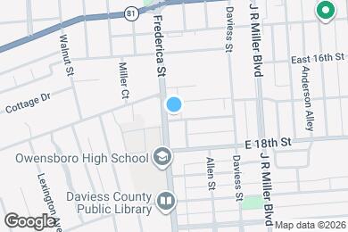 Map image of the property - 1619 Frederica St