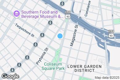 Map image of the property - 1313 Coliseum St