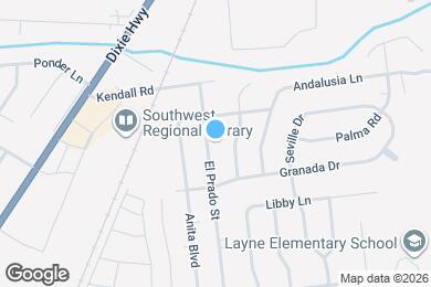 Map image of the property - 9613 El Prado St