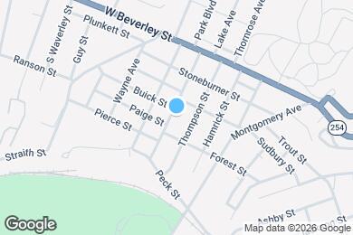 Map image of the property - 307 Austin Ave