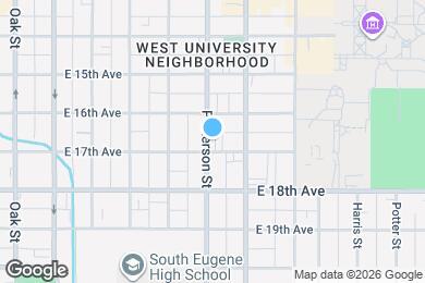 Map image of the property - 1695 Patterson St