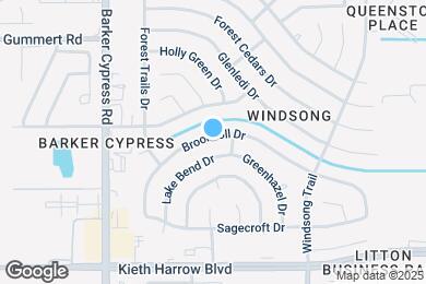 Map image of the property - 18115 Brooknoll Dr