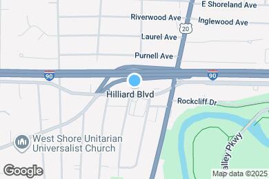 Map image of the property - 19562 Hilliard Blvd