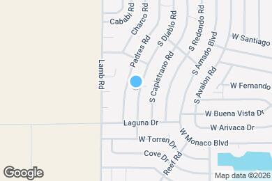 Map image of the property - 15160 S Diablo Rd