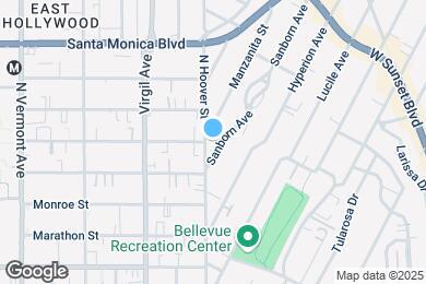 Map image of the property - 900 N Hoover St