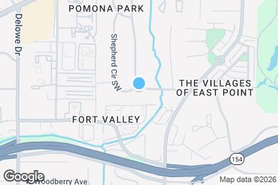 Map image of the property - 1963 Shepherd Cir SW