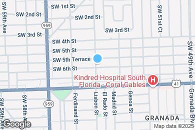Map image of the property - 5451 SW 6th St