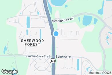 Map image of the property - 11803 Alafaya Woods Ct