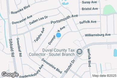 Map image of the property - 4857 Fredericksburg Ave
