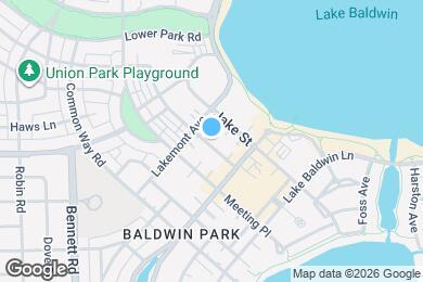Map image of the property - 1733 Prospect Ave