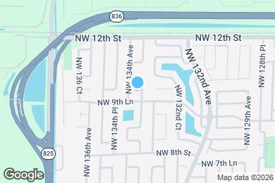 Map image of the property - 982 NW 133rd Ct