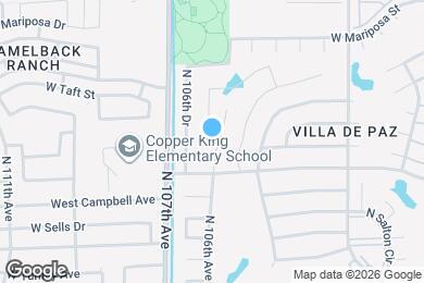 Map image of the property - 4520 N 106th Ave