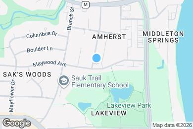 Map image of the property - 6314 Maywood Ave