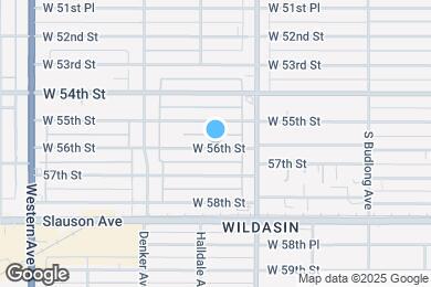 Map image of the property - 1447 W 56th St