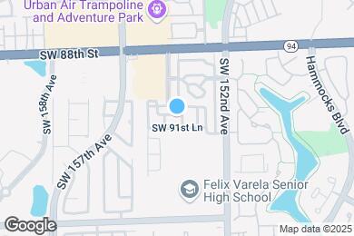 Map image of the property - 9140 SW 153rd Ave