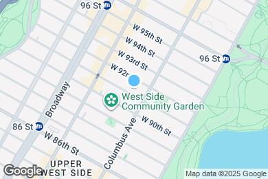 Map image of the property - 58 W 91st St