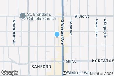 Map image of the property - Charming Apartment in the Heart of Koreatown